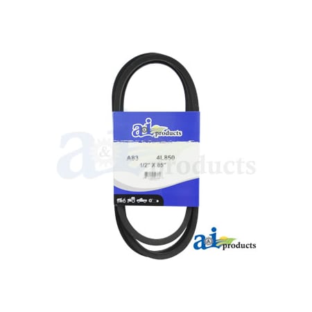 A & I Products Classical V-Belt  (1/2" X 85") 12" x1.2" x4" A-A83
